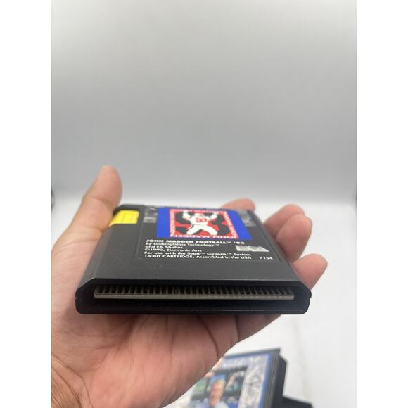 John Madden Football '93 (Sega Genesis, 1993) GAME & CASE **TESTED** - Picture 5 of 10